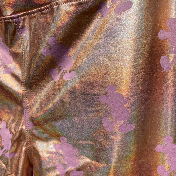 Disney Parks Rose Gold leggings - Picture 3 of 4
